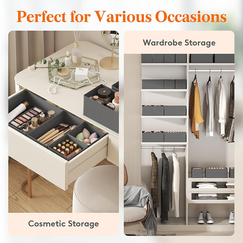 Drawer Organizer Non-woven Fab - đánh giá và giá Sock Organizer Tray
