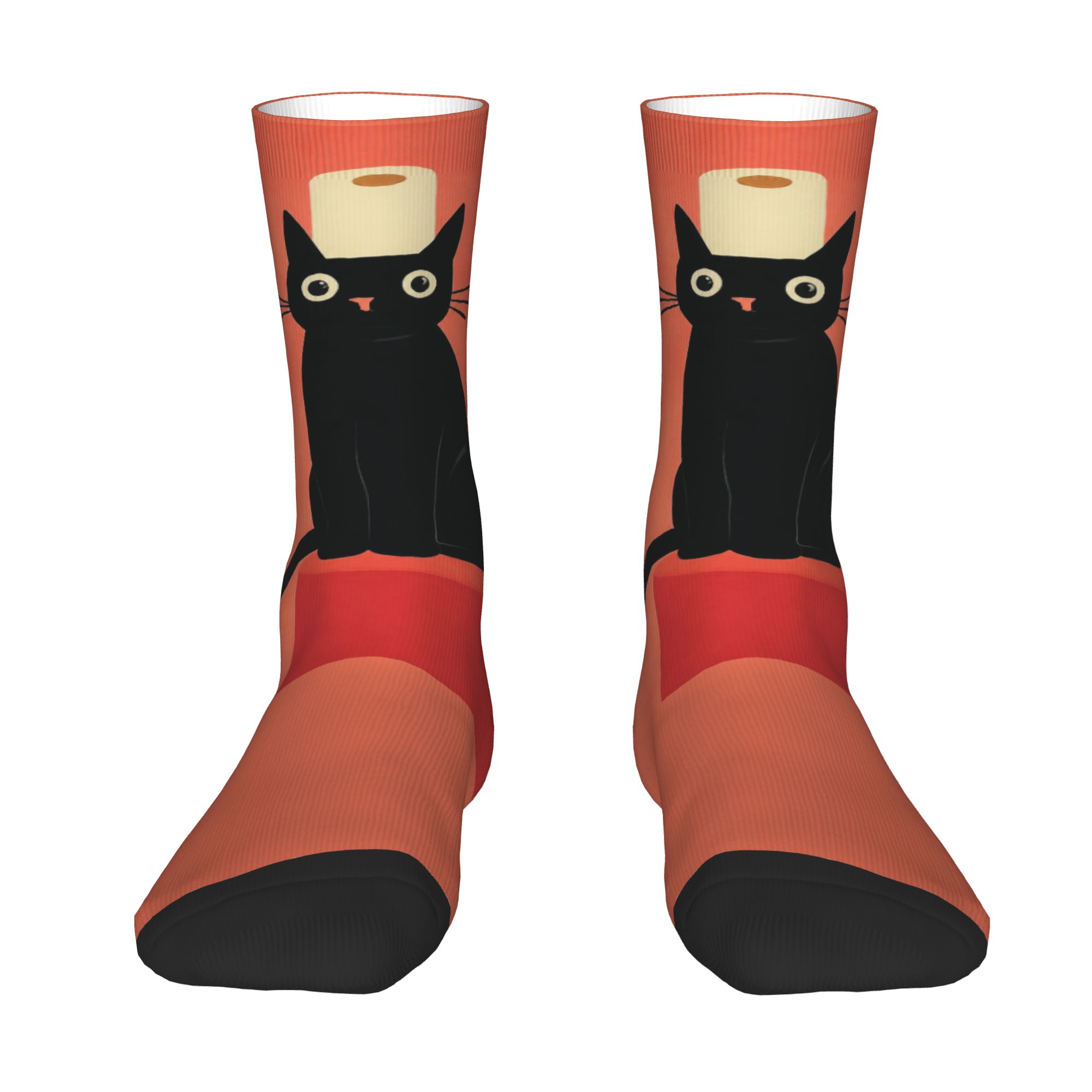 Custom Black Cat with Toilet P - đánh giá và giá Dress Sock Men