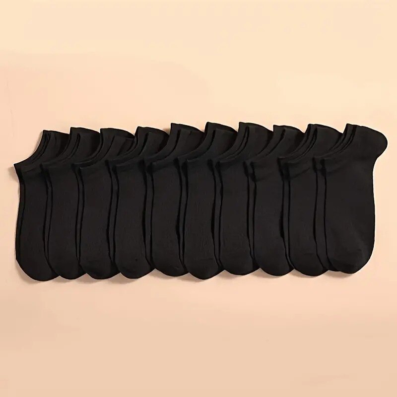 10 Pairs Unisex Casual Plain C - đánh giá và giá Ankle Sock Low Cut