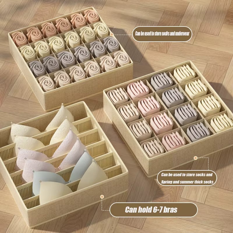 1-2Pcs Non-woven Fabric Underw - đánh giá và giá Sock Organizer Tray