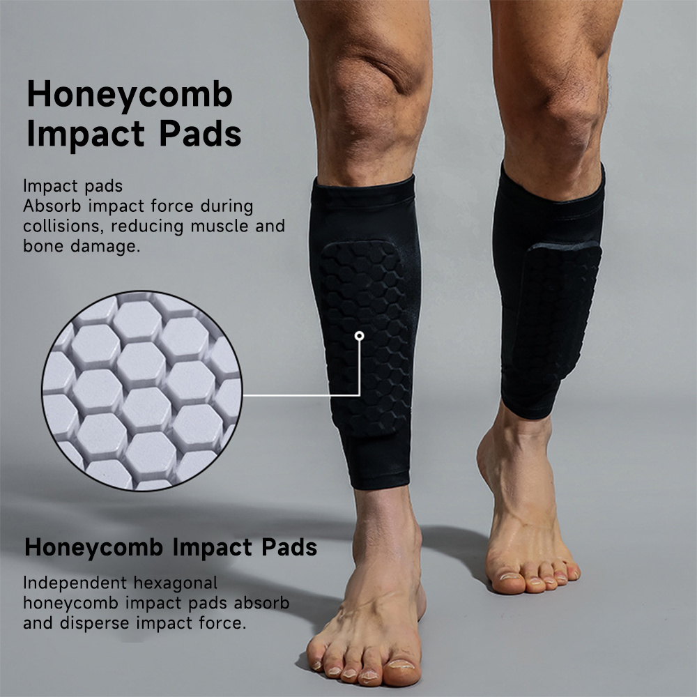 Thickened Soccer Shin Guards C - đánh giá và giá Compression Sleeve Calf