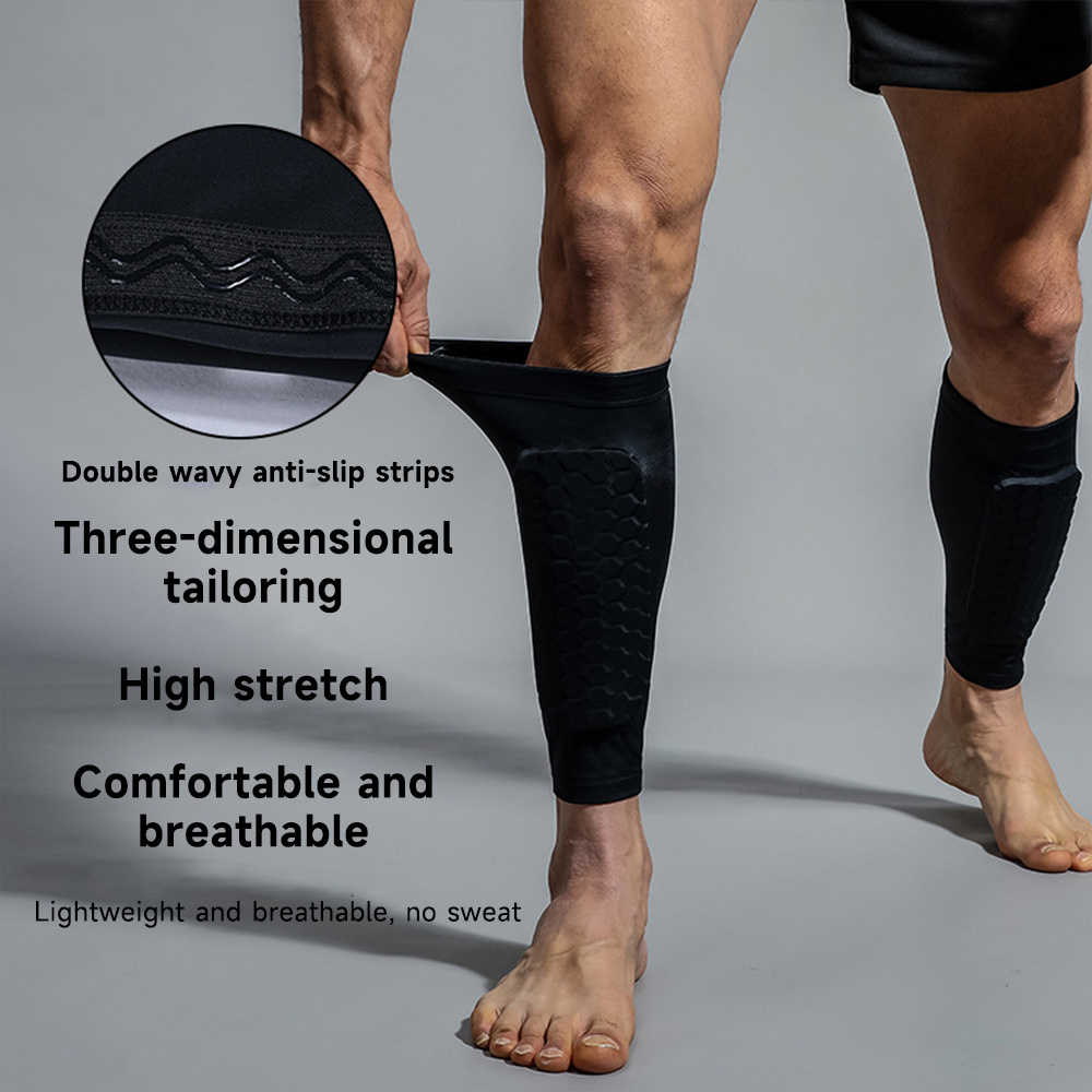 Thickened Soccer Shin Guards C - đánh giá và giá Compression Sleeve Calf