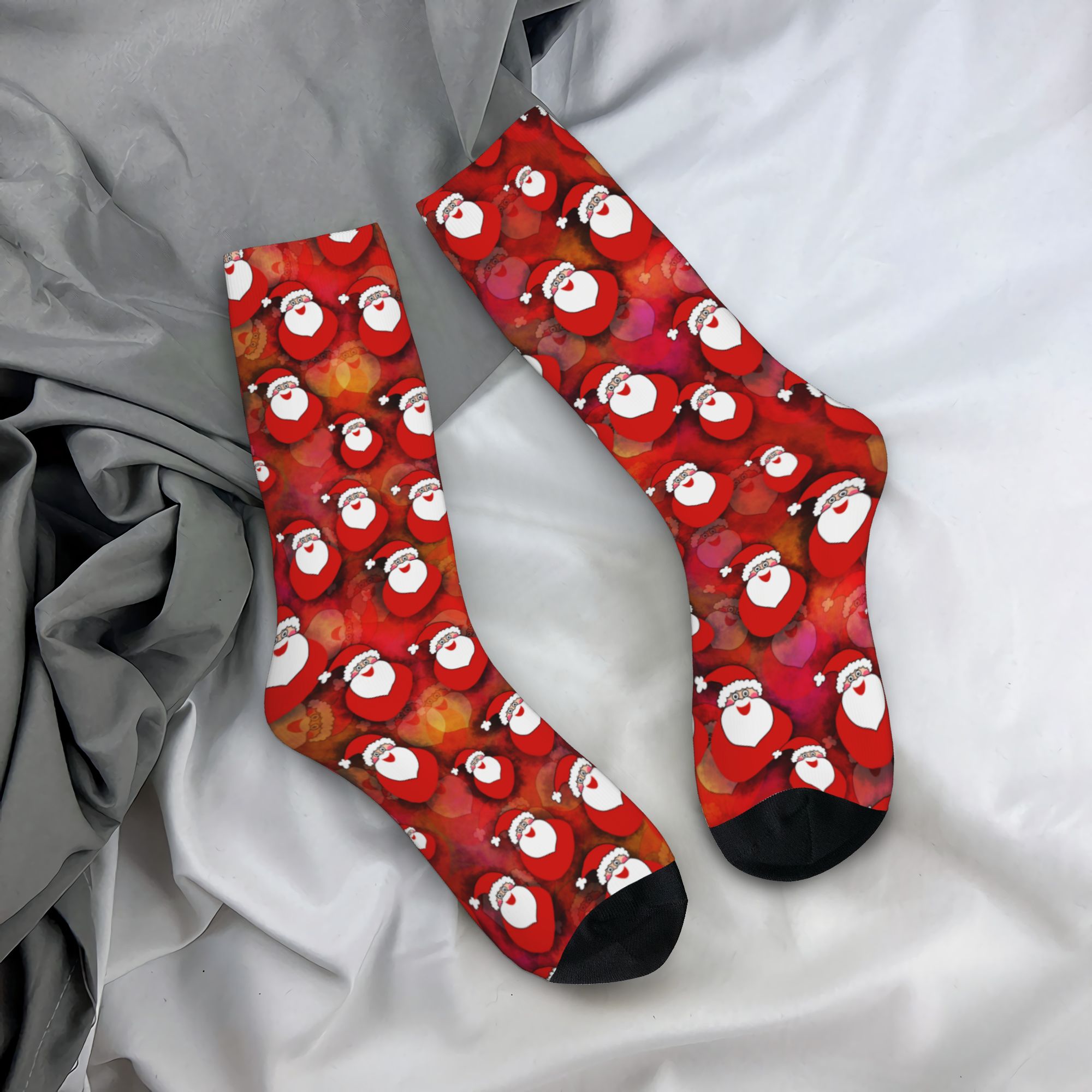 Custom Santa Clause Christmas  - đánh giá và giá Dress Sock Men