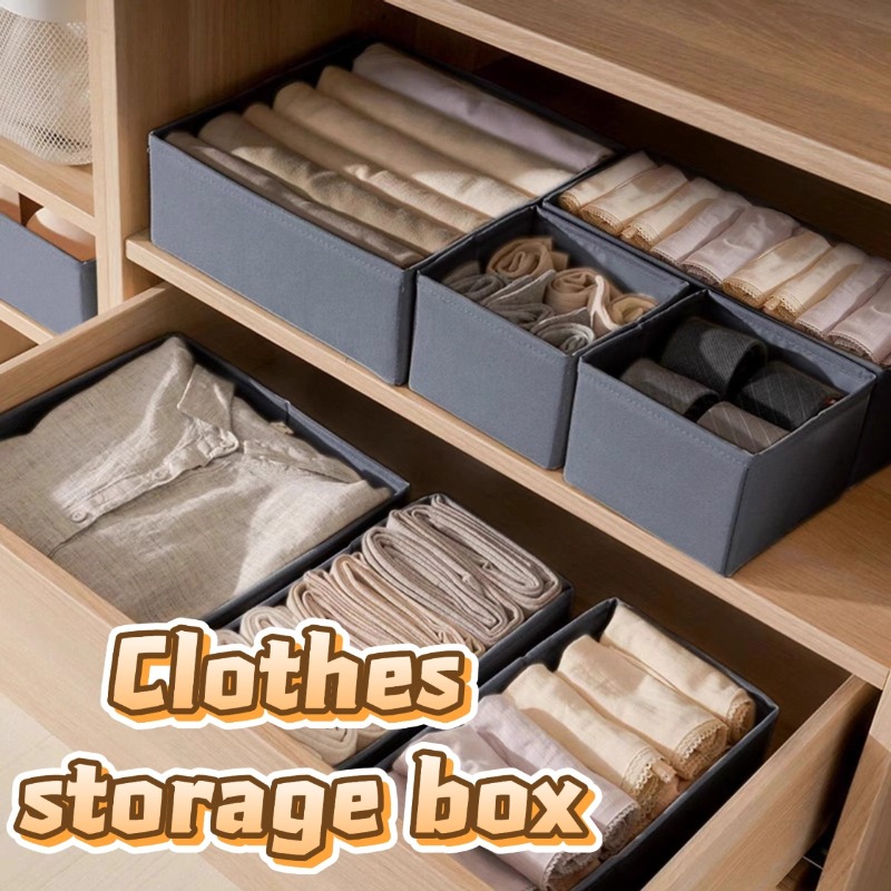 Fabric Underwear Storage Box D - đánh giá và giá Sock Organizer Tray