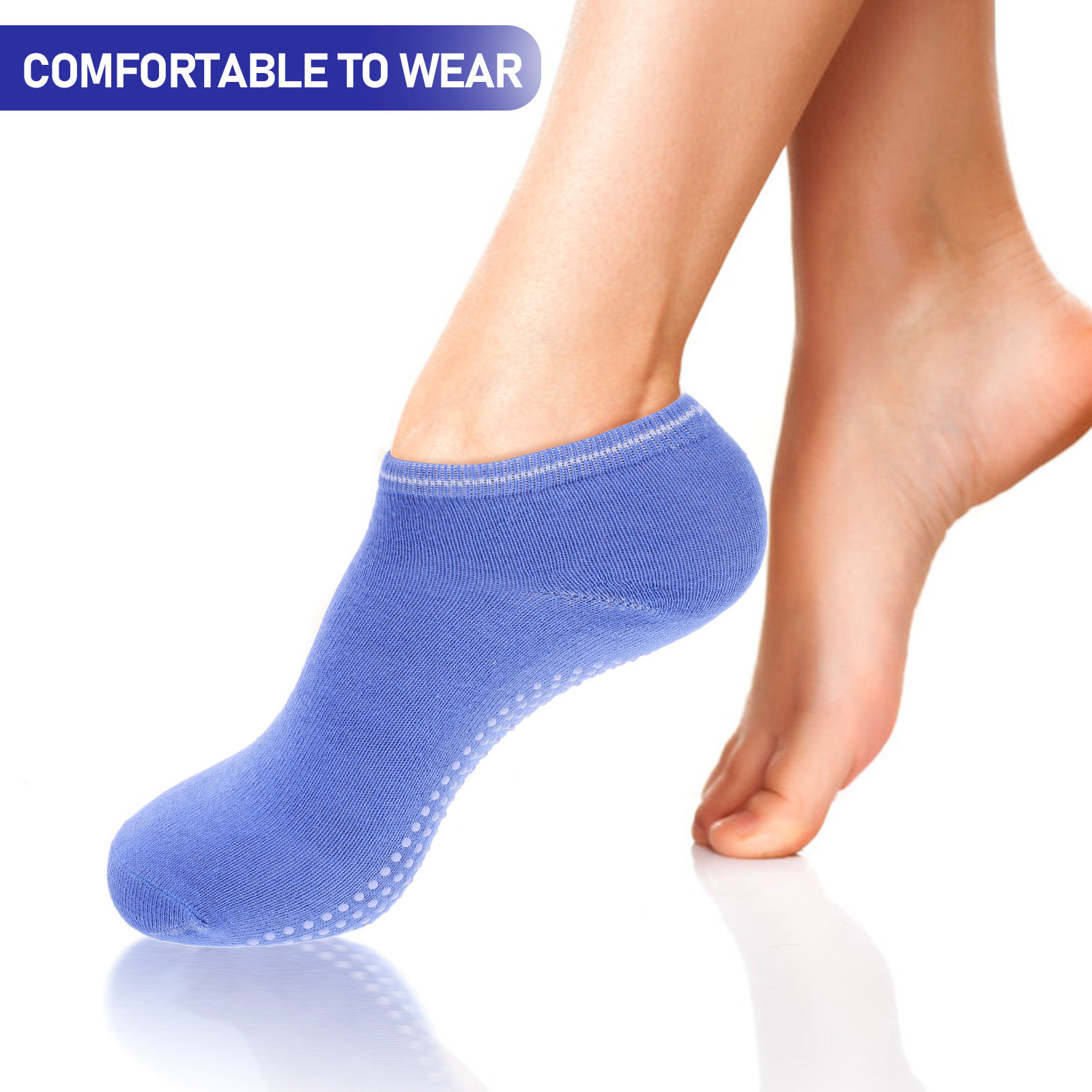6 Pairs Non Slip Yoga Socks Br - đánh giá và giá Grip Sock Yoga