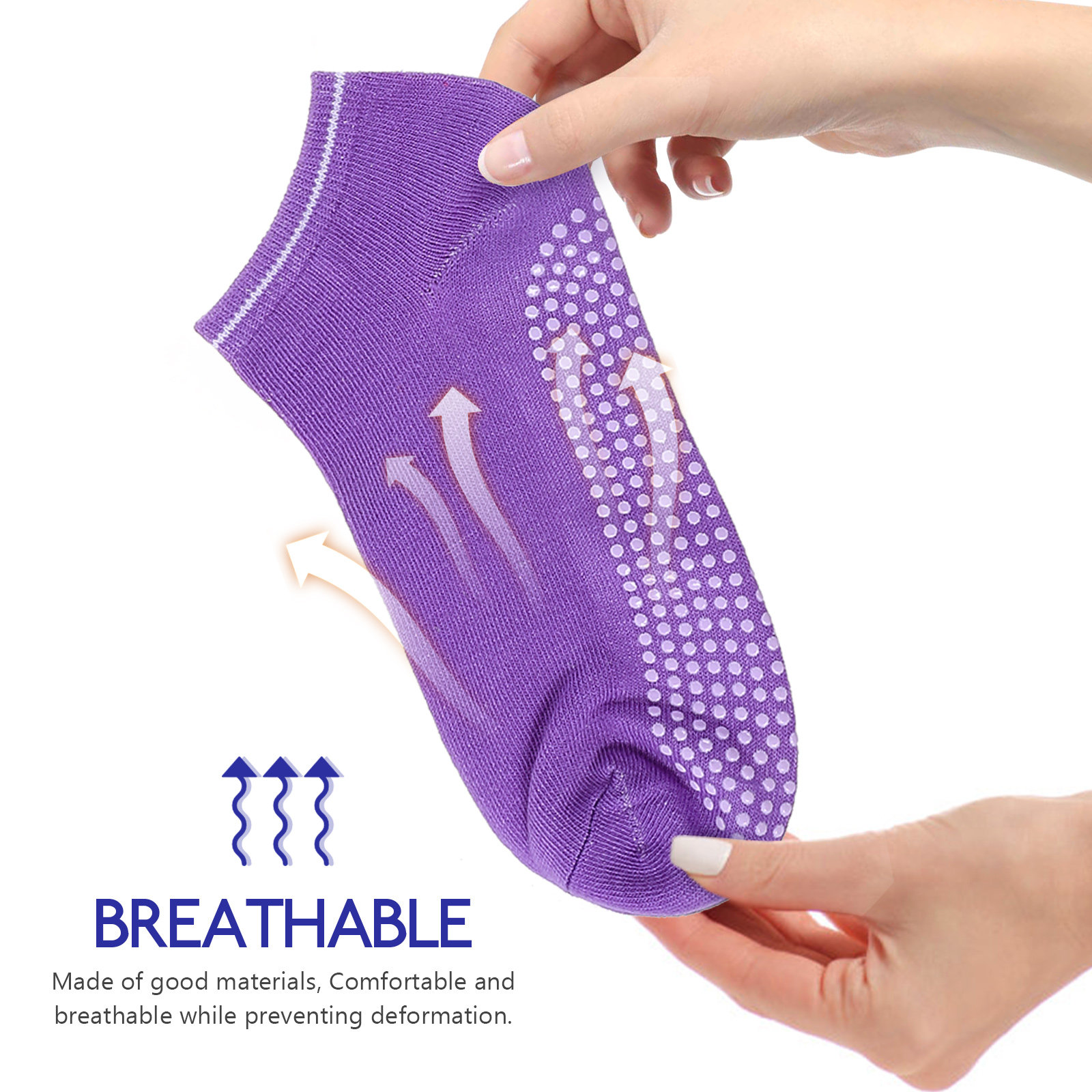 6 Pairs Non Slip Yoga Socks Br - đánh giá và giá Grip Sock Yoga
