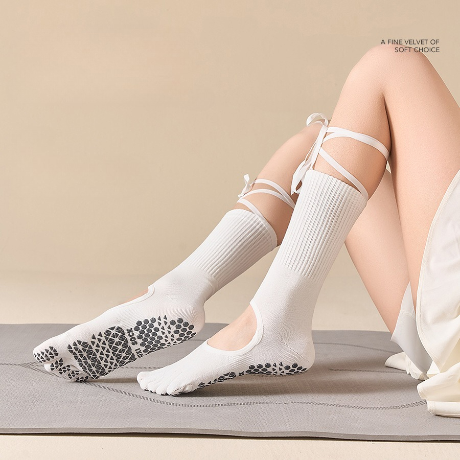 Women's Lace-Up Grip Yoga Sock - đánh giá và giá Grip Sock Yoga