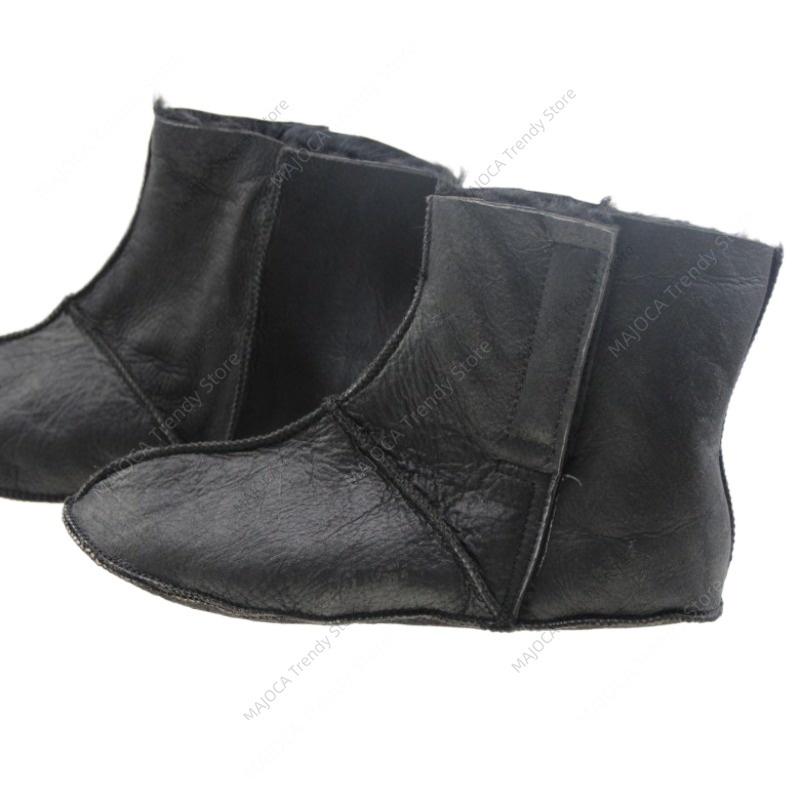 Genuine Sheepskin Leather Sock - đánh giá và giá Thermal Sock Winter