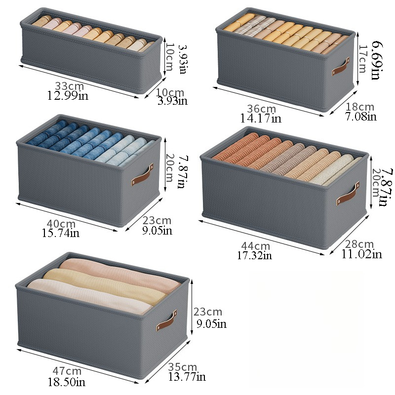 1PC  Oxford Cloth Box Storage  - đánh giá và giá Sock Organizer Tray